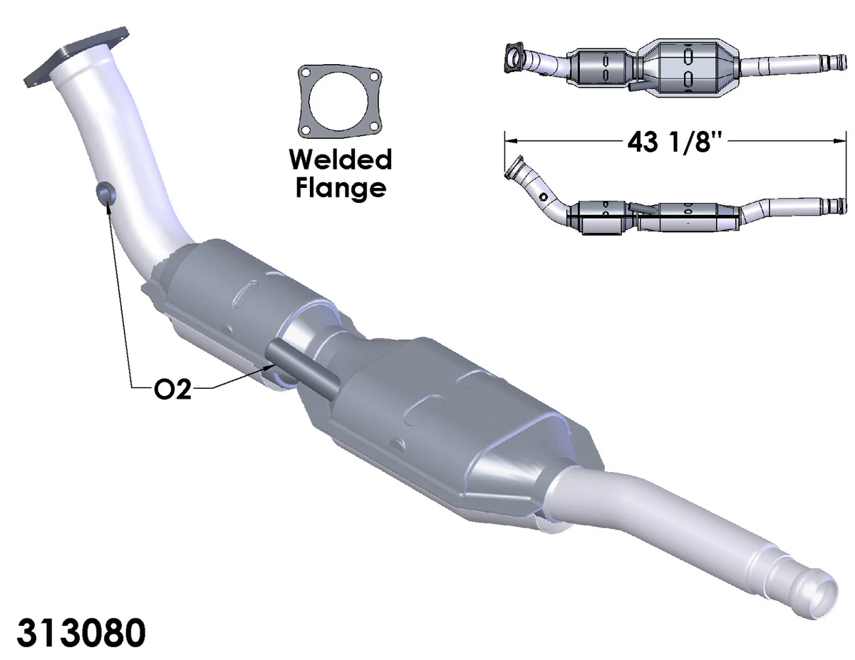 Catalytic Converter for 1999 Volvo S70 2.4L L5 GAS DOHC FWD eBay