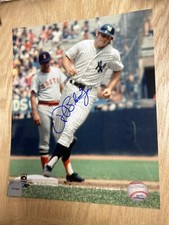 New York Yankees Ron Blomberg Autographed 8x10 Photo With Cert