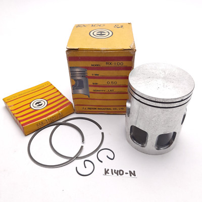 Yamaha RX100 Piston + Ring Set OS 0.50 NOS