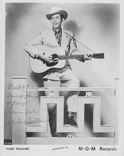 Hank Williams 10" x 8" Photograph no 16