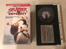Splatter University BETA, 1985, Vestron Francine Forbes, Cathy Lacommare