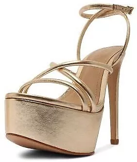 Gold strappy cheap dress sandals