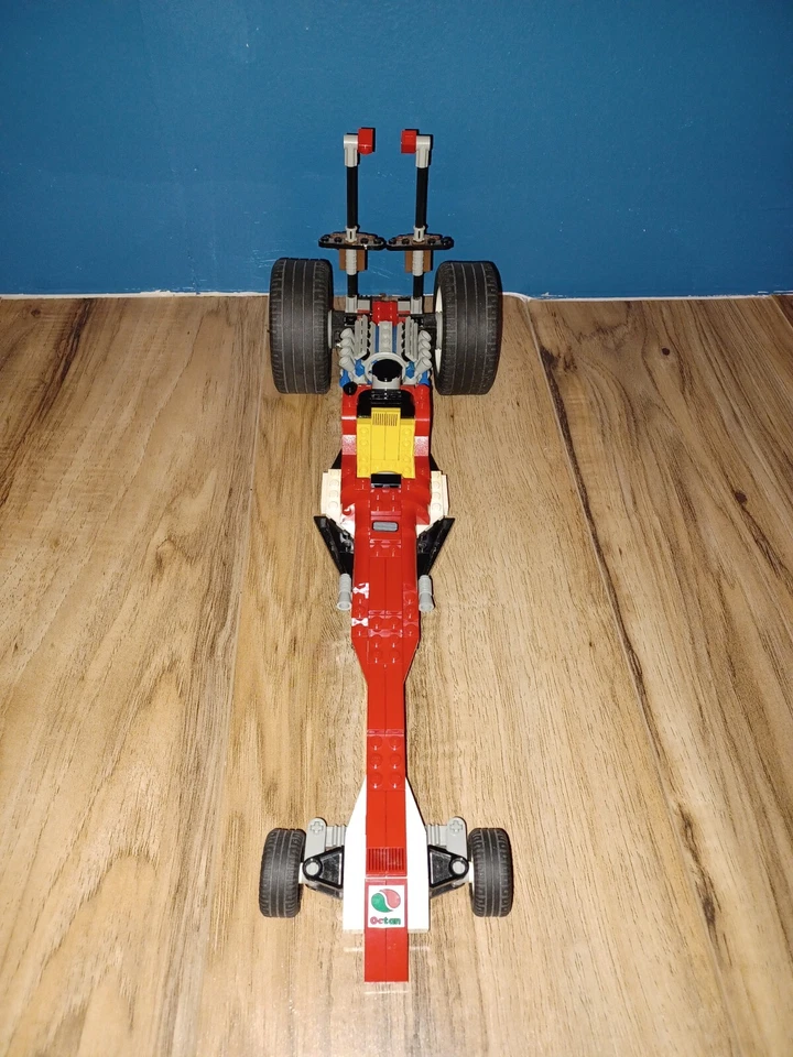 VINTAGE LEGO Team Model 5533 Red Fury Octan Drag Racer INCOMPLETE AS IS  - Image 3 of 4