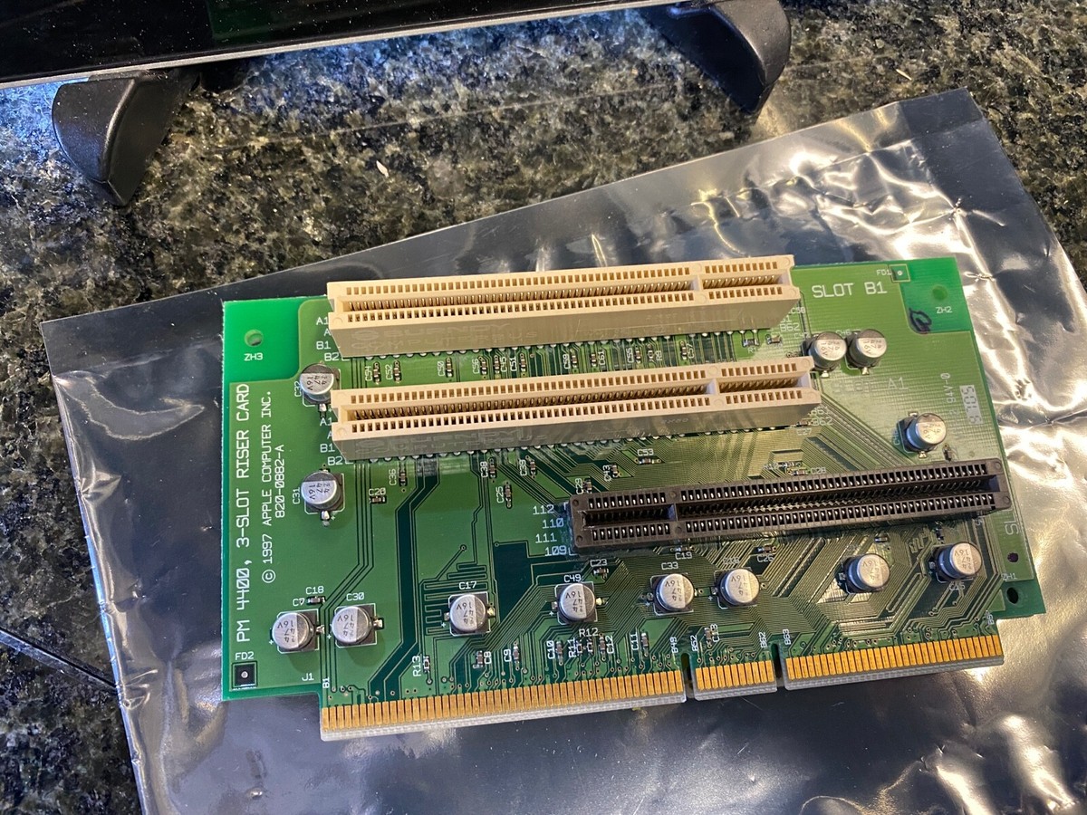 Apple Computer PM 4400 3-Slot Riser Card P/N 820-0882-A-2 | eBay