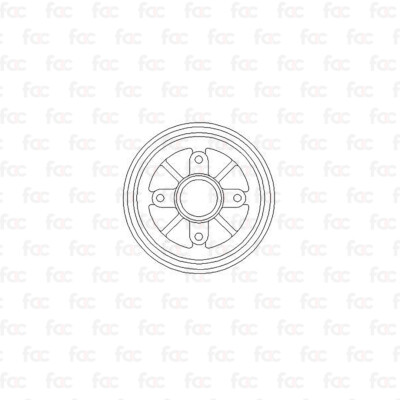 Brake Drums For Citroen Saxo 96- Rear Axle Abtex BDM948