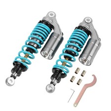 Universal 320mm Motorcycle Air Shock Absorbers Rear Suspension Compatible wit...