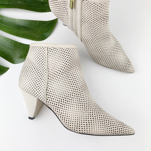 Franco Sarto Bobbi Perforated Leather 