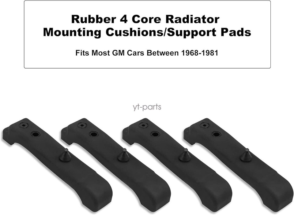 4pcs 4 Core Rubber Radiator Mounting Cushionst/Support Pads For GM 4012 ...