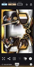 TOPPS BUNT DIGITAL Fernando Tatis Jr/Manny Machado Tribute 21 Gold Dual ICONIC