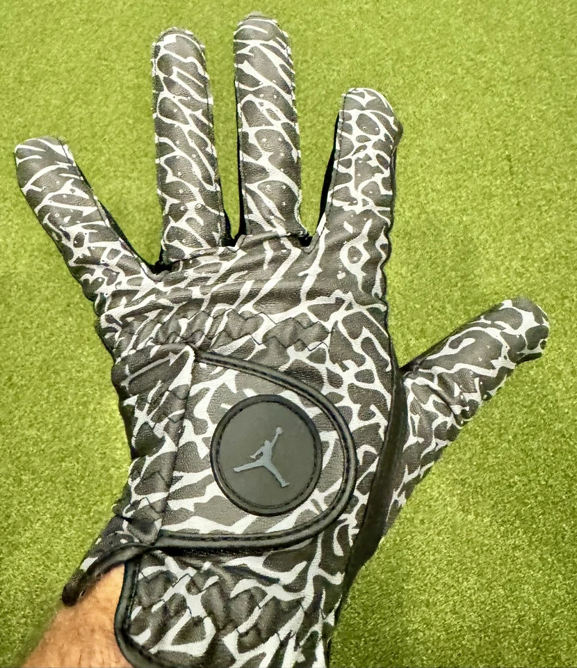 Air Jordan golf glove Black And Grey Cabretta Leather - Image 3 of 4