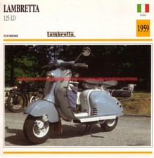 LAMBRETTA LD 125 LD125 1959 : Fiche Moto #001868