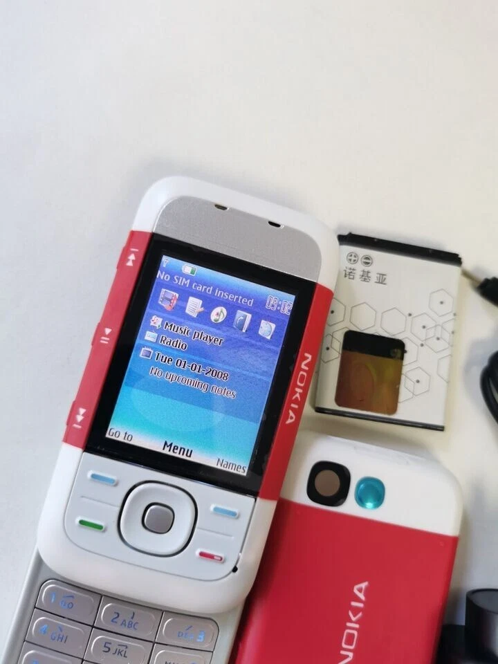 Unlocked Original Nokia 5300 Red GSM 900/1800/1900 Classic Game CellPhone - Image 3 of 4