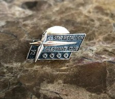Vintage Chrysler Jeep All-Star Salesman’s Club Tie Tack Lapel Pin 1/10 10k Gold