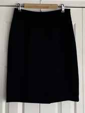 Women's Sag Harbor Skirt only A-Line Side Zip Knee Length Black Sz 10 NWT