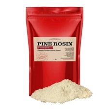 1 lb POWDER Pine Gum Rosin Colophony Hand Chipped - Violin Solder Health DIY