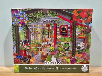 Ceaco 2000 Teile Puzzle Das Gartencenter von Tracy Flickringer Rarität
