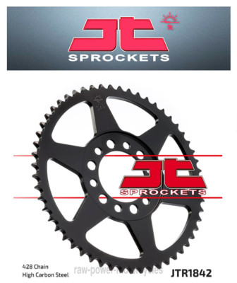I K Steel Rear Sprocket – 51t X 520, Fits Yamaha YZ IT (OEM 1W1-25451-00), RS241