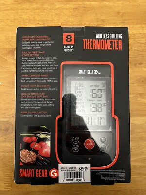 NEW SmartGear Wireless Grilling Thermometer