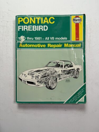 Pontiac Firebird Trans-Am 1970-1981 Shop Service Repair Manual Wiring Diagrams