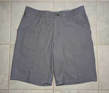 Adidas Men's Size 34 Ultimate 365 Golf Shorts Gray Check Stretch