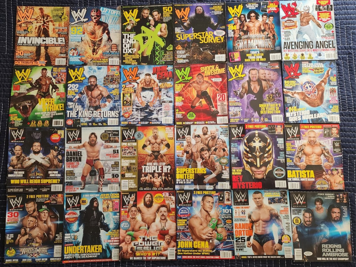 WWE WWE magazine(洋書) 20冊／2010年〜2014年 Magazine Article from 