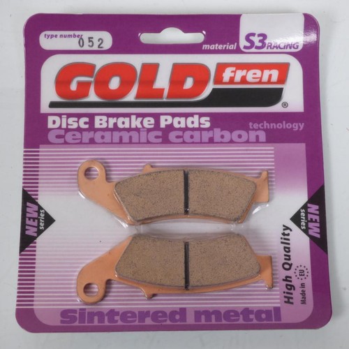 Plaquettes De Frein Gold Fren Pour Suzuki GSX-R 750 1985-1987 AVG/AVD - Métal Fritté