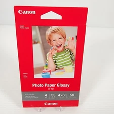 Canon GP-701 Photo Paper Glossy 4" x 6" - 50 Sheets - New Sealed 