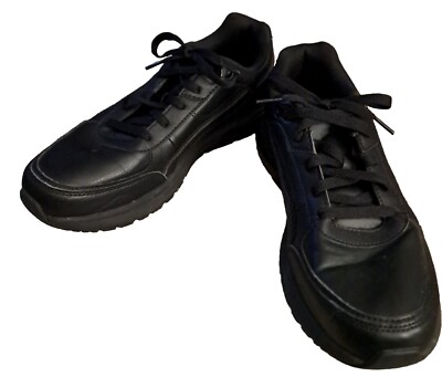 Avia Men's Athletic Enduro Pro Sneakers Size 9.5 Black On Black Shoes Lite slip