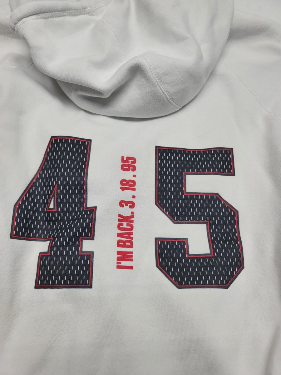Vintage Air Jordan White Men's 3XL I'm Back 45 23 1995 Zip Vintage Air Jordan White Men's 3XL I'm Back 45 23 1995 Zip