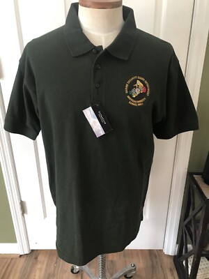 Marine Security Guard Detachment Polo Shirt US Embassy Bamako Mali XL Green NWT
