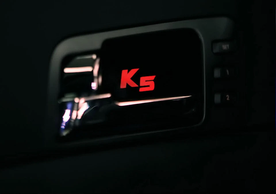 Внутренний светодиодный дверной уловитель сделай сам набор красный 4p 1set для 2011 2013 Kia Optima K5 - Изображение 4 из 4