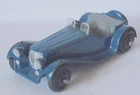 Dinky Toys No.38F Jaguar SS 100 Sports Car/Tourer c.1950 Blue/Grey. FREE UK P&P.
