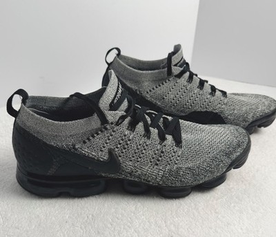 Nike Air VaporMax Flyknit 2 Oreo Black White Running Shoes Men s Size 12