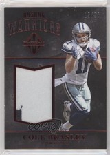 2017 Panini Majestic Unsung Warriors Materials Red 15/25 Cole Beasley #UW-7 fl4