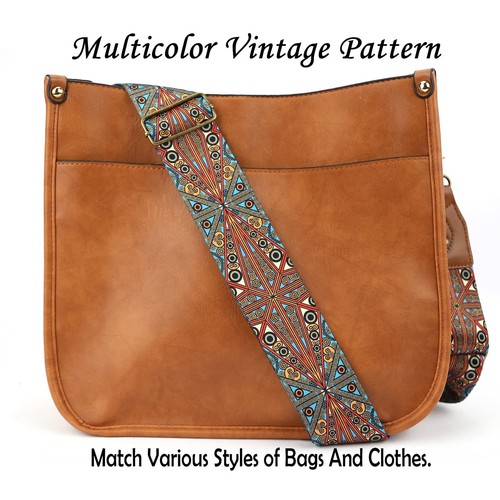 Purse Strap 2" Wide Purse Straps Crossbody Adjustable Leather Bag Strap - Bild 2 von 6