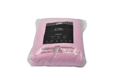 Lux Decor Collection Sheet Set Queen Pink Microfiber 6 Piece Plain Bedding New