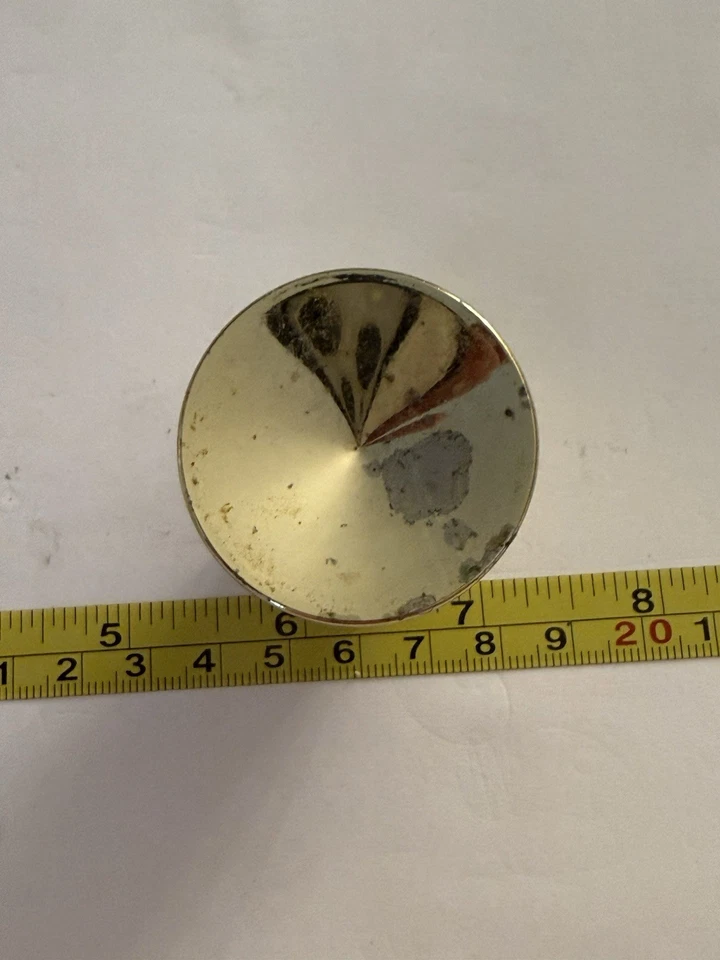 4 perillas de puerta de bronce modernas de mediados de siglo con placa trasera MCM Wow! Foto 4 de 4