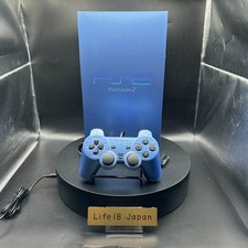 SONY PlayStation 2 SCPH-39000TB Limited Edition Aqua Blue Console Set PS2