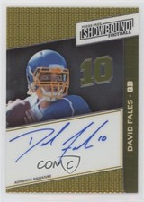 2014 Press Pass Showbound Gold David Fales #SB-DF Auto mq7