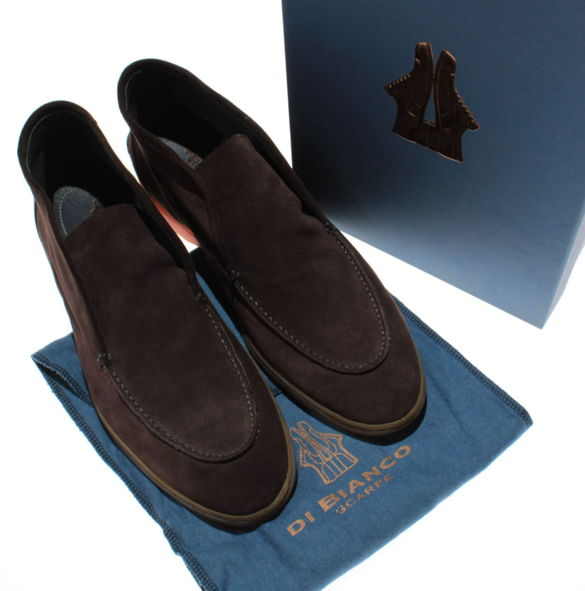 Di Bianco NWB Fidenza Suede Chukka Half Boots Size 43.5 (US 10.5) in Bear Brown Di Bianco NWB Fidenza Suede Chukka Half Boots Size 43.5 (US  main image 4
