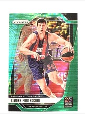2024-25 PRIZM EUROLEAGUE BASKETBALL Simone Fontecchio  #139  GREEN #10/25