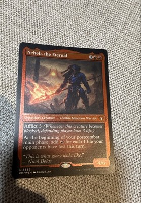 Neheb, the Eternal (Foil Etched) Commander Masters Foil