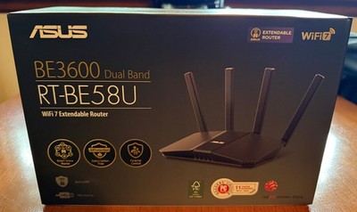 ASUS RT-BE58U WiFi 7 BE3600 Router Dual-Band