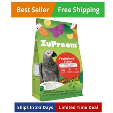 FruitBlend Bird Pellets, Daily Bird Food for Parrot, Conure, Caique, African ...