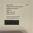 2025 Panini Absolute Jordan Burch Base (RAW)