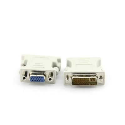 DVI-D 24+5 PIN STECKER AUF VGA BUCHSE 15 PIN VIDEOKONVERTERADAPTER