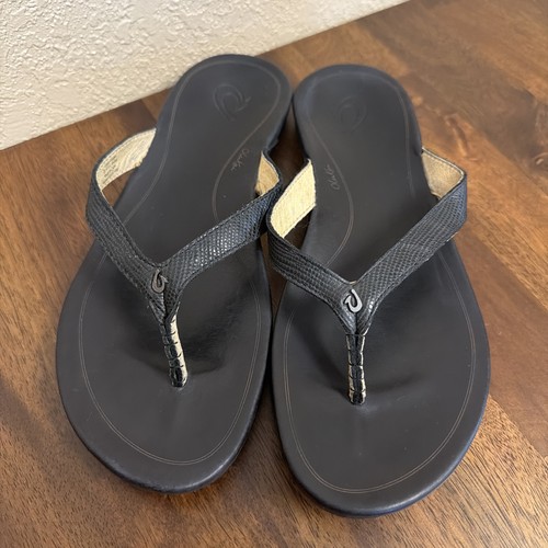 OLUKAI Ho'opio Women’s | Sahara/ Dk Java | Sandals | Size 9 NWOT