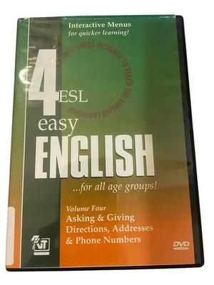 ESL Easy English Volume 4 DVD Asking Directions Addresses Phone