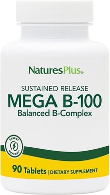 Natures Plus Mega B-100 Complex - 90 Tablets