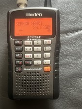 Uniden BC125AT Handheld Police Scanner Portable NASCAR Racing Fire EMS VHF UHF